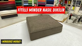 minder nasıl dikilir fitilli minder kılıfı nasıl dikilir [upl. by Halivah]