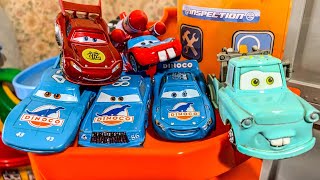 Looking for Disney Pixar Cars On the Rocky Road  Lightning McQueen Mater Dinoco McQueen Mack [upl. by Malda459]