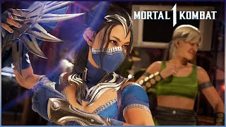 Kitana  Sonya Combos  556 damage [upl. by Stanfill]