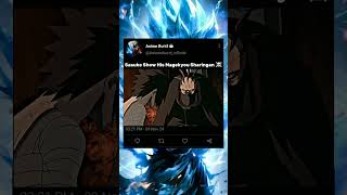 Sasuke Shows His Magekyou Sharingan☠️  shorts shortvideo naruto narutoshippuden sasuke viral [upl. by Antonietta95]