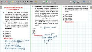 FUNCIÓN EXPONENCIAL Y LOGARÍTMICA [upl. by Barret419]