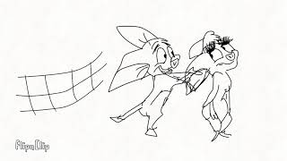 Bartok girl kissing Pinky Batty Koda Ferngully Bat [upl. by Abeh288]