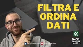 Come fare un filtro in Excel e ordinare i dati [upl. by Blanca]