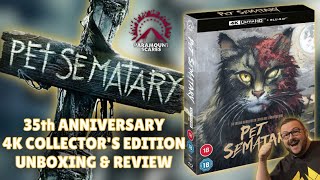 Pet Sematary 4K UHD Bluray Collector’s Edition  Unboxing and Review [upl. by Akeemahs]