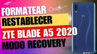 Formatear restablecer  reset  Hard Reset ZTE Blade A5 2020 desde recovery [upl. by Hershell571]