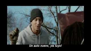 Rap de quotBrabbitquot Eminem en el auto con quotFuturequot  8 Mile Subtítulos en español [upl. by Nesahc]