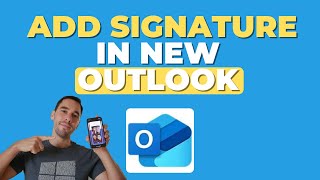 How To Add Signature In New Outlook 2024 [upl. by Maril]