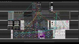 Experimental IDM Ambiet patch in VCV Rack [upl. by Zetniuq]