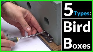 How to Make 5 Different Types of Bird Box for your Garden [upl. by Bigelow866]