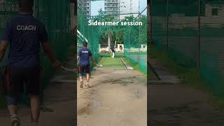 sidearmer session with wind ballgncc cricket battingpractice kohli sidearmer [upl. by Odlanor459]