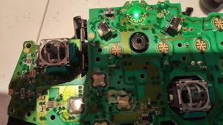 Xbox One controller disassembly led mod done  putting it back together [upl. by Vinni]