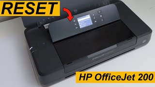 HP OfficeJet 200 Printer Reset To Factory Default [upl. by Alten]