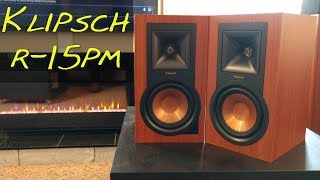 Klipsch R15PM  Z Reviews  PFG Speakers [upl. by Noelopan]