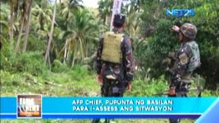 AFP Chief Catapang visits Basilan [upl. by Chalmer]