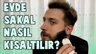 EVDE SAKAL NASIL KISALTILIR Standart Ve Kirli Sakal evdekal [upl. by Sheryle527]