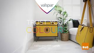 How to upcycle your furniture  Valspar Paint [upl. by Koralie]