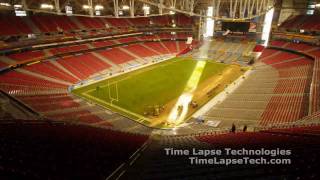 2011 BCS Championship setup time lapse [upl. by Leidag897]