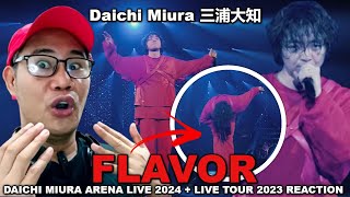 Daichi Miura 三浦大知  Flavor  DAICHI MIURA ARENA LIVE 2024  LIVE TOUR 2023 「OVER」 REACTION [upl. by Yentruoc]