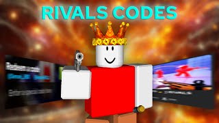 ALL WORKING RIVALS CODES IN 2024 Roblox Rivals [upl. by Dorree]