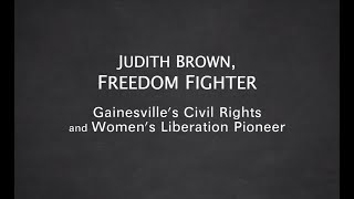 Judith Brown Freedom Fighter 20Year Commemoration 1152011 [upl. by Rosalee]