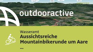 FlyoverVideo Aussichtsreiche Mountainbikerunde um Aare von Biberist über [upl. by Llamaj456]