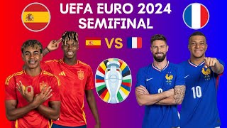 Spain Vs France Euro 24 Semifinal  DLS 24 [upl. by Lancelle529]