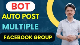 Bot Auto Post Multiple Facebook Groups 2024  App Poster Unlimited Group [upl. by Aihsek]