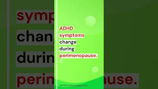 ADHD Symptoms change during Perimenopause 🤯⚠️ [upl. by Yrac444]