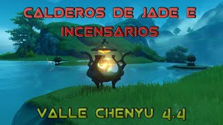 Ubicación de los Calderos de Jade e Incensarios del Vallen Chenyu  Genshin Impact [upl. by Okikuy]