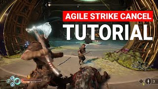 God of War  Agile Strike Cancel Tutorial [upl. by Ahsieket]