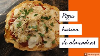 Masa de pizza con harina de almendras BAJA EN CARBOHIDRATOS [upl. by Ecidna280]