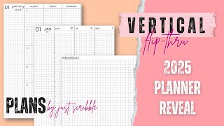 2025 Planner Reveal  Plans by Just Scribble Vertical FlipThru [upl. by Ynad]