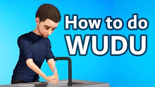 How to do wudu ablution  Step by Step [upl. by Kelbee]