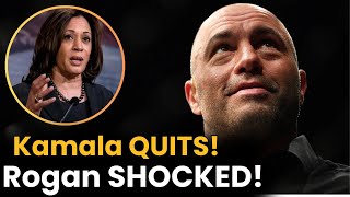 Joe Rogan SHOCKER As Kamala Harris QUITS On Appearance As Polls Plummet [upl. by Aseram]