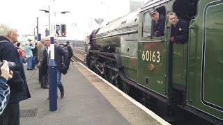 HNTrainspotting  The North Briton  Tornado 60163 at Doncaster Part 2 [upl. by Hebrew165]