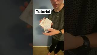 How to do the waterfall shuffle Easy cardistry tutorial Magic tricks Insane shorts [upl. by Salisbury]