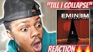 First Time Hearing quotTill I Collapsequot Eminem REACTION [upl. by Antrim]