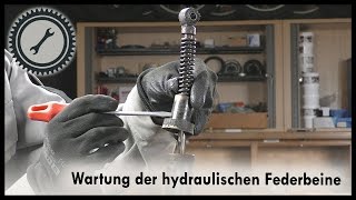 Wartung der hydraulischen Federbeine  Simson Tutorial [upl. by Milissa]