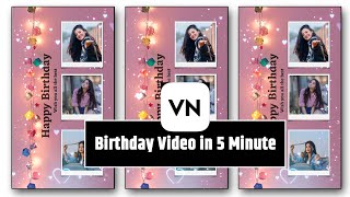 Happy birthday capcut template  Happy birthday video kaise banaye capcut 2024  Capcut tutorial [upl. by Athenian890]