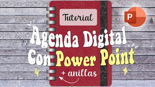 Agenda Digital con POWER POINT para tablet Android y iPad  ANILLAS  Tutorial en español [upl. by Cl532]