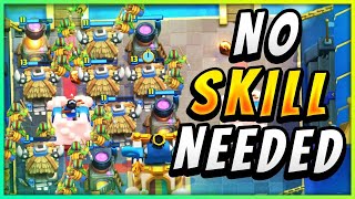 EASIEST DECK in CLASH ROYALE HISTORY [upl. by Danby]