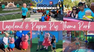 OUR FIRST TIME  LEGOLAND FLORIDA amp PEPPA PIG THEME PARK [upl. by Yzzo]