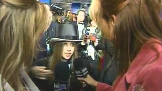 Avril Lavigne  Grammy Interview 2003 [upl. by Hcirdla]