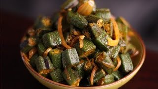 Bhindi masala fry in kannadabendekayi palya in kannadavariety adugeKannada New recipes [upl. by Barra]