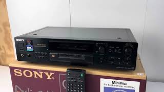 Sony MDSJB920 MiniDisc Deck  Qs Series [upl. by Mylan]