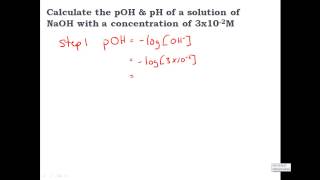 Calculating pH amp pOH H OH Acids amp Bases CLEAR amp SIMPLE [upl. by Nanny]