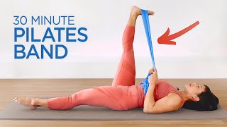 Resistance Band Workout  30 minute Mixed Level Pilates [upl. by Abelard31]