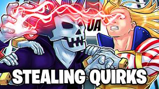 STEALING QUIRKS using the NEW Shigaraki Ultimate Heroes Battlegrounds Roblox [upl. by Philemol]