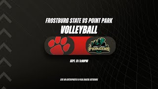 FROSTBURG STATE VS POINT PARK VOLLEYBALL [upl. by Tuneberg]