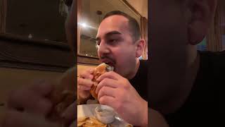 Applebee’s burgers are juicy applebees food applebees burger mukbang foodie foodvideos [upl. by Hnaht]